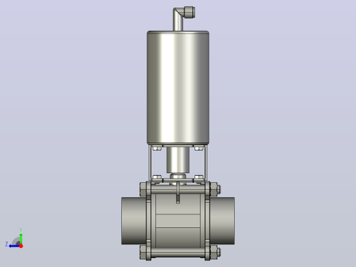 IQQ-08气动焊式球阀[IQQ-08-4s]右视缩略图