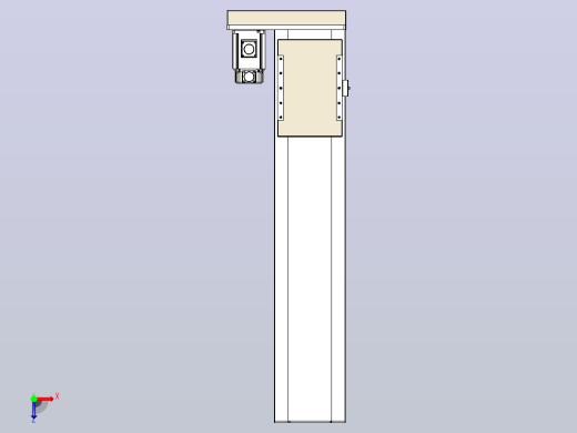 滚珠丝杠直线轴带导轨全封闭TPA-HCR-220D-3210C-L850-MR-Y-P1K-N3俯视缩略图
