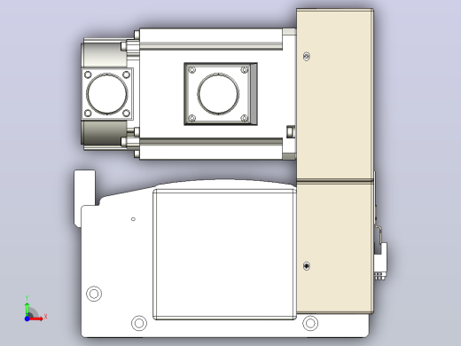 皮带直线轴半封闭可选导轨TPA-HNB-220D-176-L2200-RU-C-P1K-N3前视缩略图