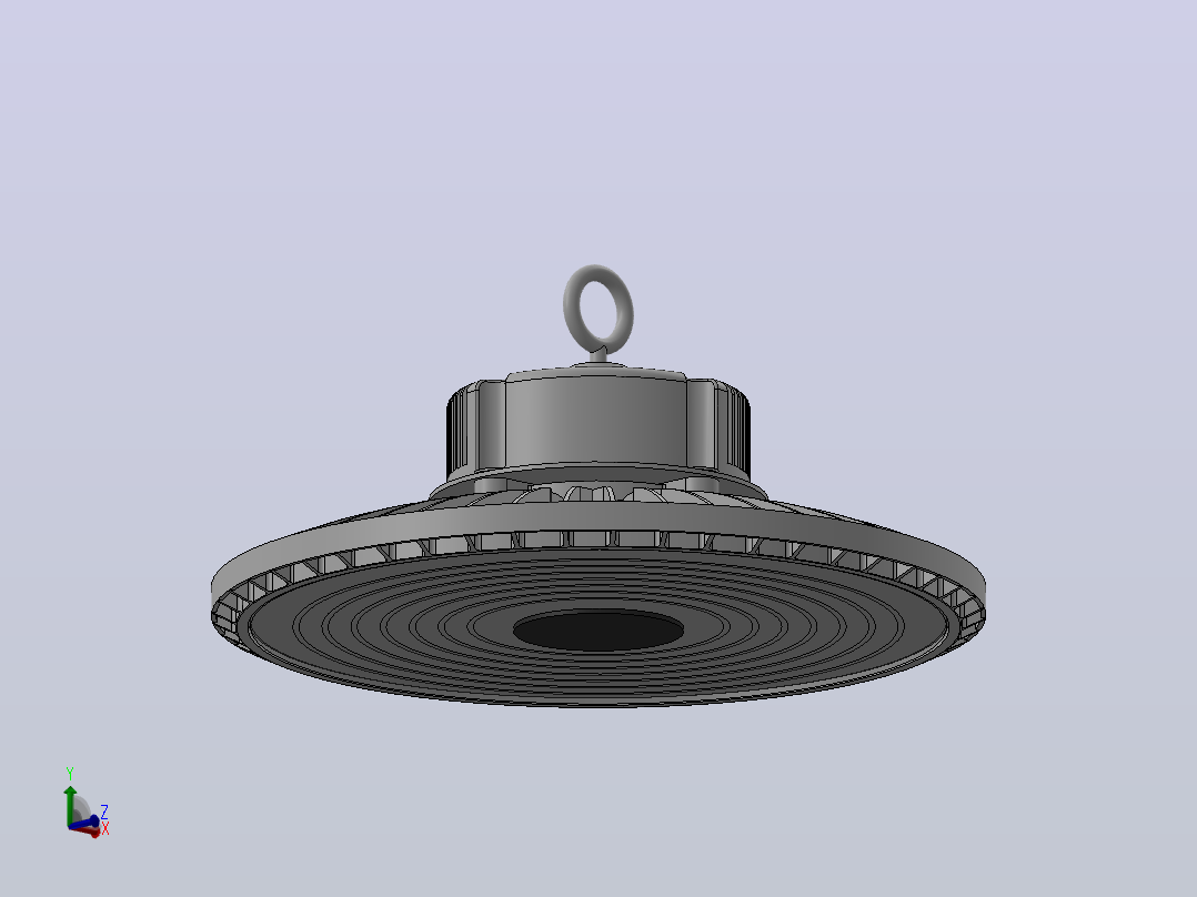 LED 高棚灯 GC350 3CCT 参考号磷 (2)主视图
