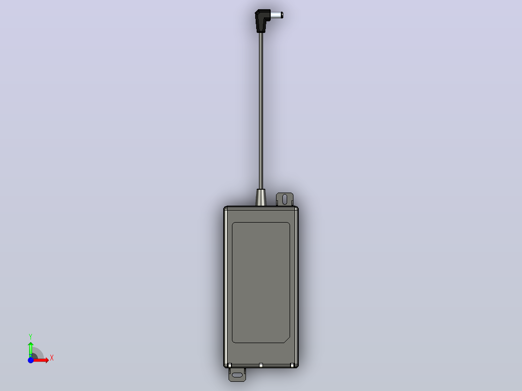 POE48-120BT-R 48 瓦 DC-DC 以太网供电分配器前视图