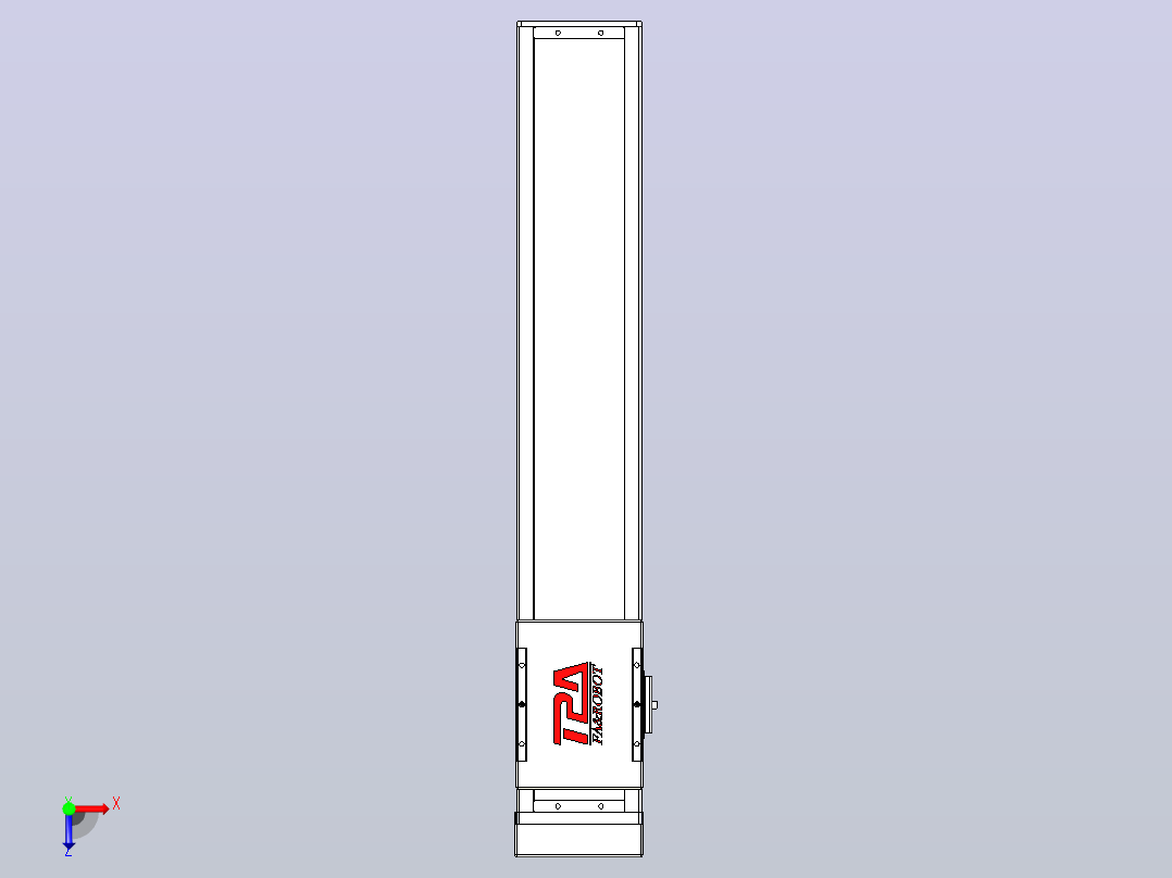 滚珠丝杠直线轴带导轨全封闭TPA-HCR-110D-1610C-L500-MP-C-P40-N3俯视图