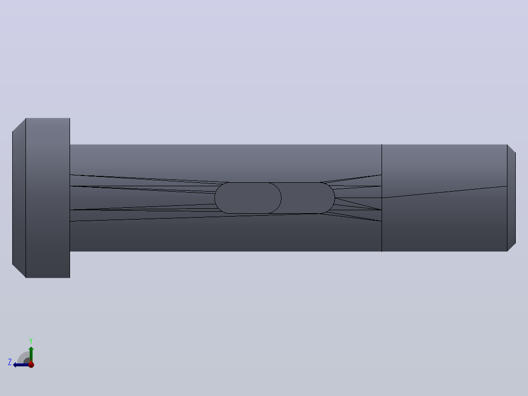 多套GBT37-JBZQ4364螺栓3D模型Solidworks设计右视图