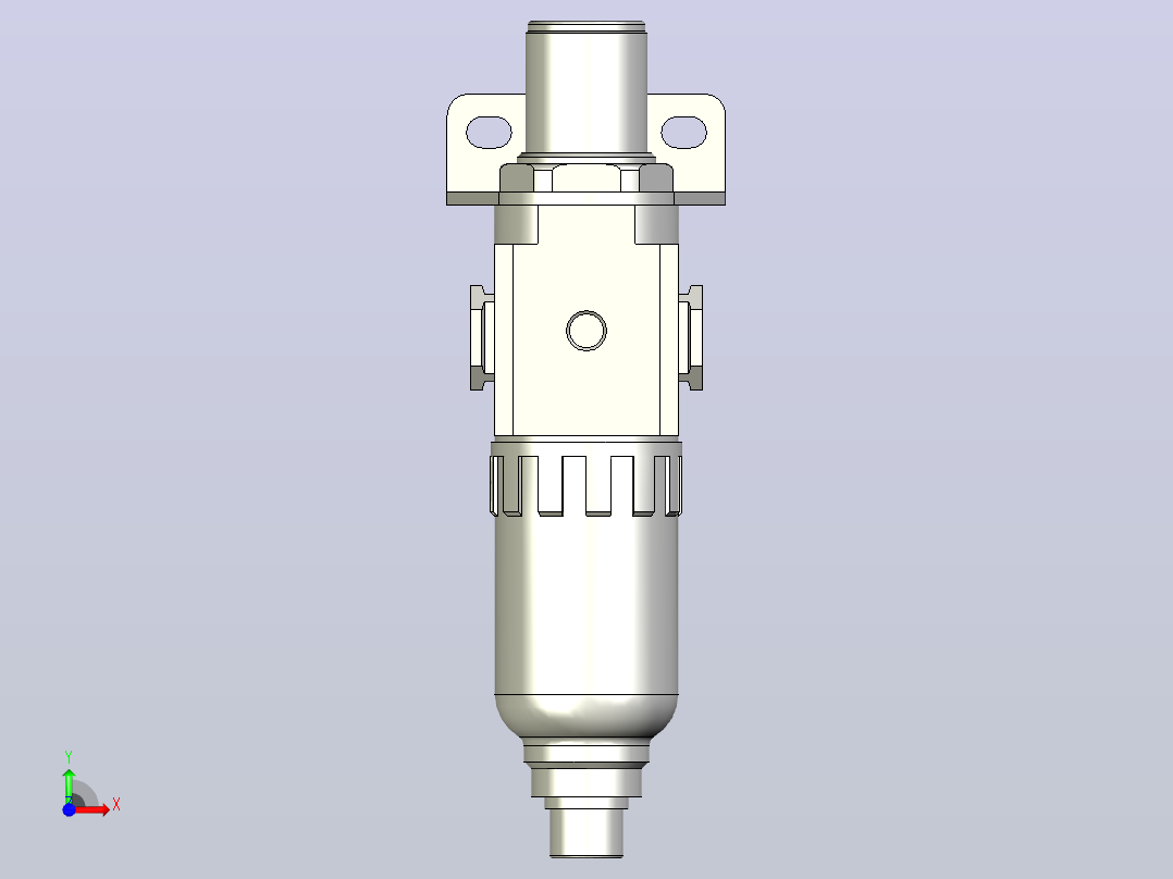 GAFR100调压过滤器前视图