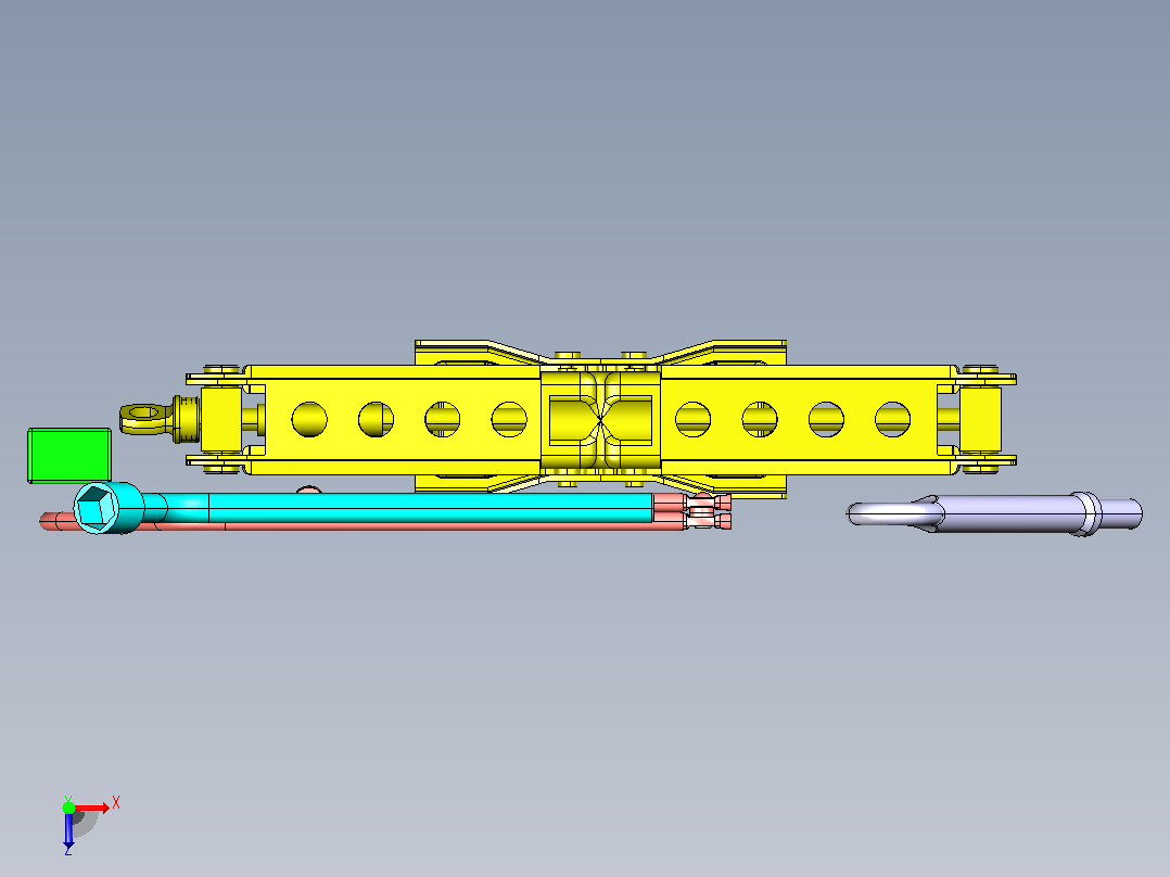 FNA3900001（随车工具及组件）俯视图