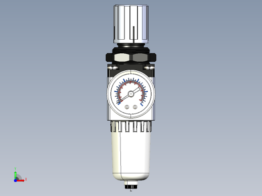 14NPT空气过滤器调节器MAFRL1N14前视缩略图