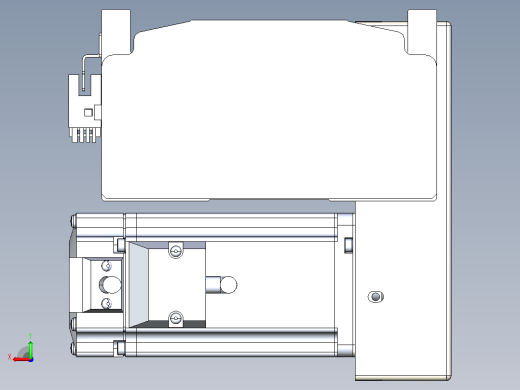 皮带直线轴半封闭可选导轨TPA-HNB-140D-120-L2550-LP-Y-P40-N3后视缩略图