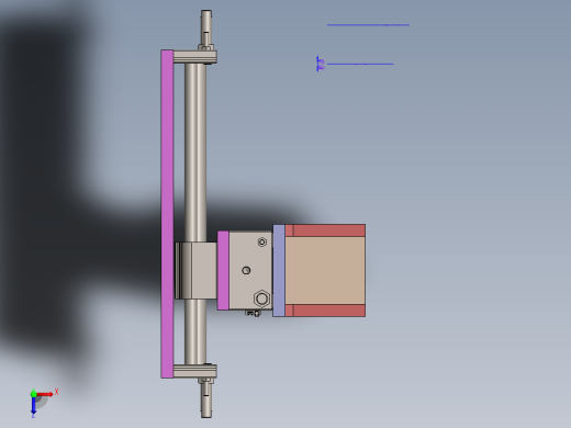 滑台气缸单头夹取产品结构sw14可编辑俯视缩略图