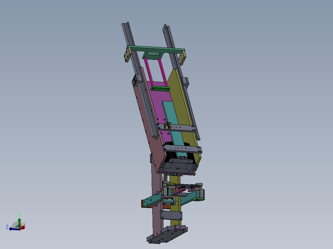 纸盒进料和取盒机构sw18可编辑