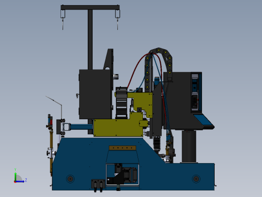 数控等离子切割机sw16左视缩略图
