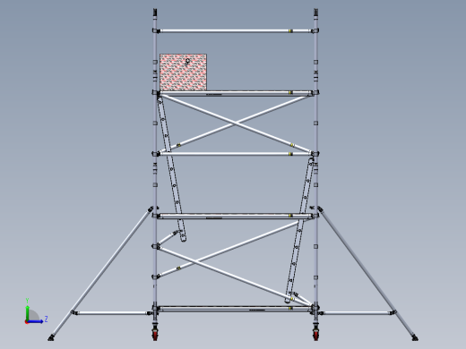 脚手架左视缩略图