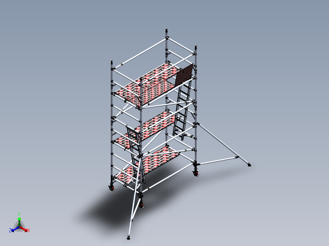 脚手架正等轴测图
