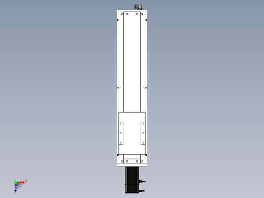 Toyo东佑达直线模组-ECH14-400-BC-400W-A2俯视缩略图
