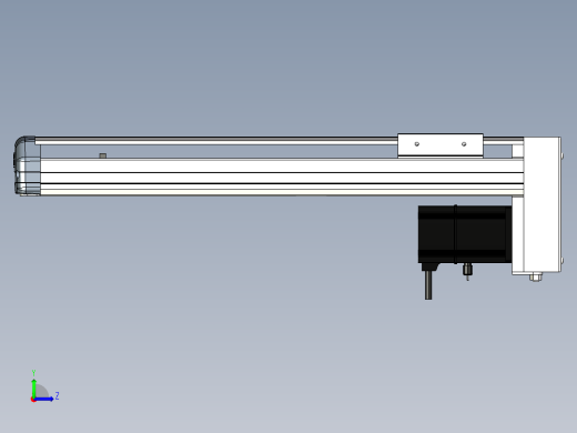 Toyo东佑达直线模组-ETH10-350-BM-200W左视缩略图