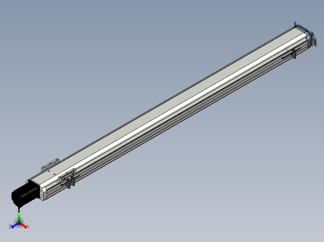 Toyo东佑达直线模组-ETH12-L10-1250-BC-M20-C4主视图