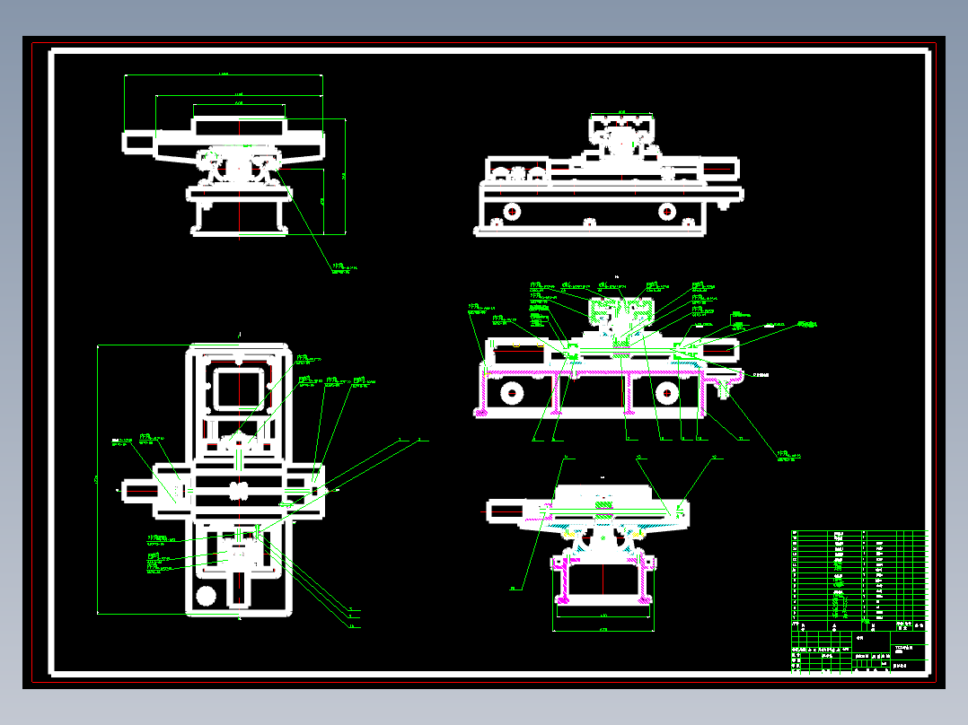 XK7130数控铣床工作台及床身设计 含CAD图纸说明文档参考
