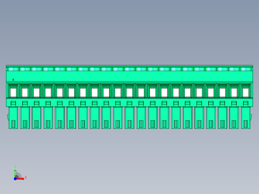 DEGSON 15EDG 系列 3.5mm 插拔式接线端子 FullPack-15EDGKA-3.5-21P-14-00AH前视缩略图