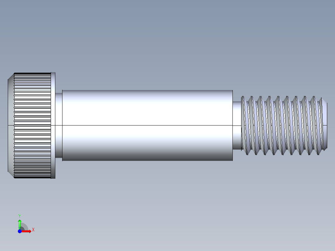 公制SH螺栓选择（DME）-SB DME PM10 x30.STEP前视图