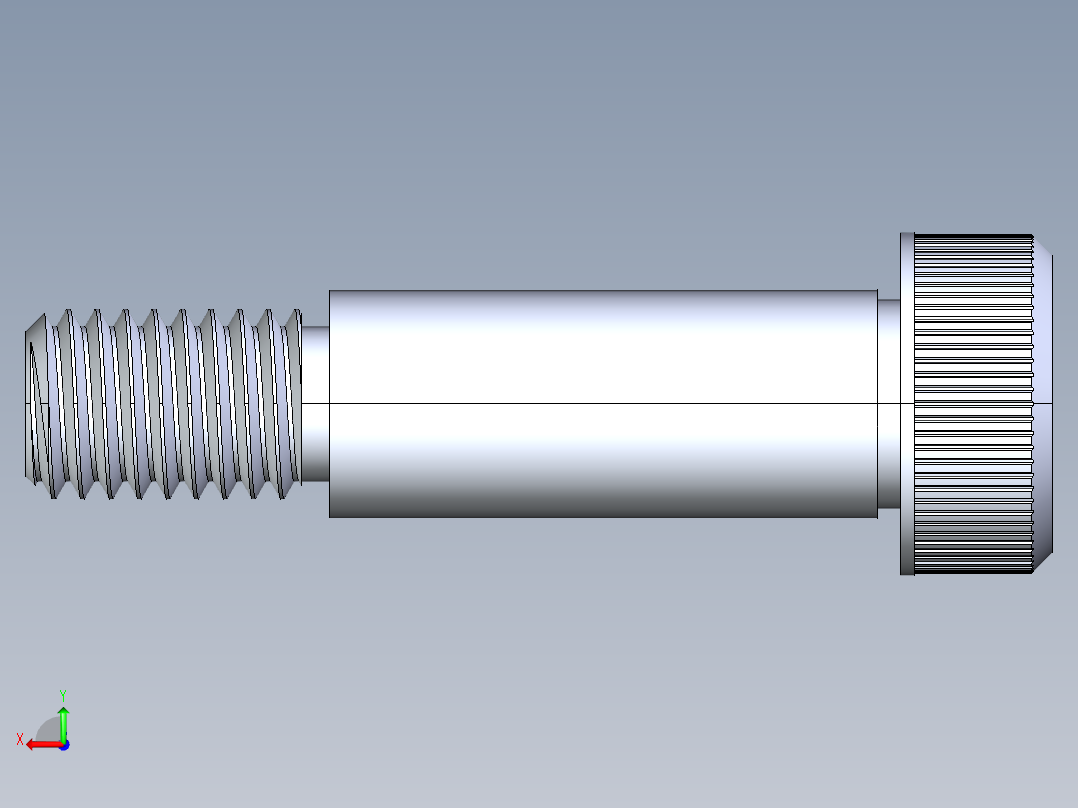 公制SH螺栓选择（DME）-SB DME PM10 x30.STEP后视图