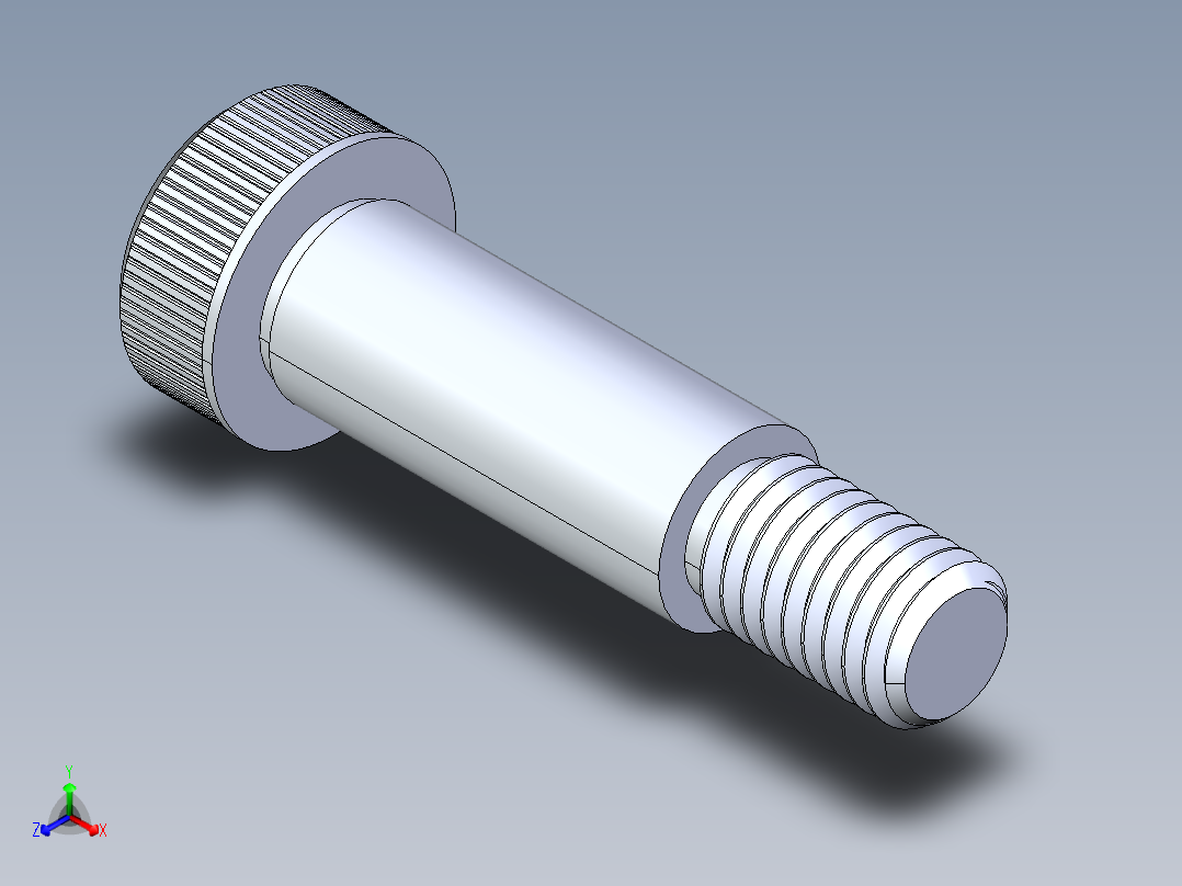 公制SH螺栓选择（DME）-SB DME PM10 x30.STEP正等轴测图