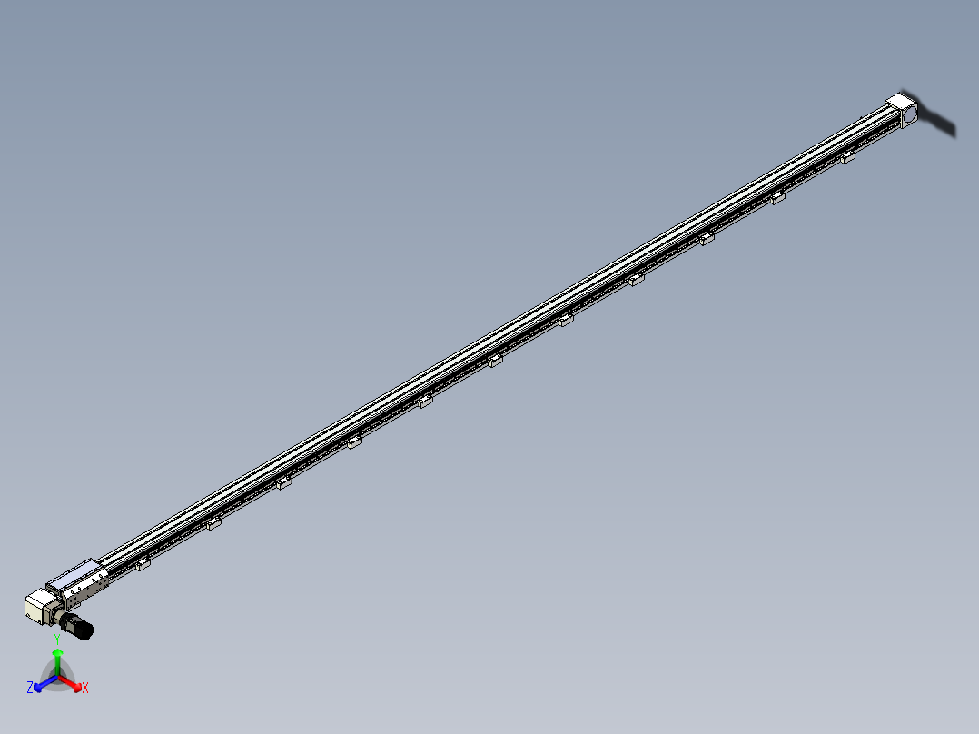 同步带滑台-欧规B8H-L176-S4500-L-ZP40-D3-N5主视图