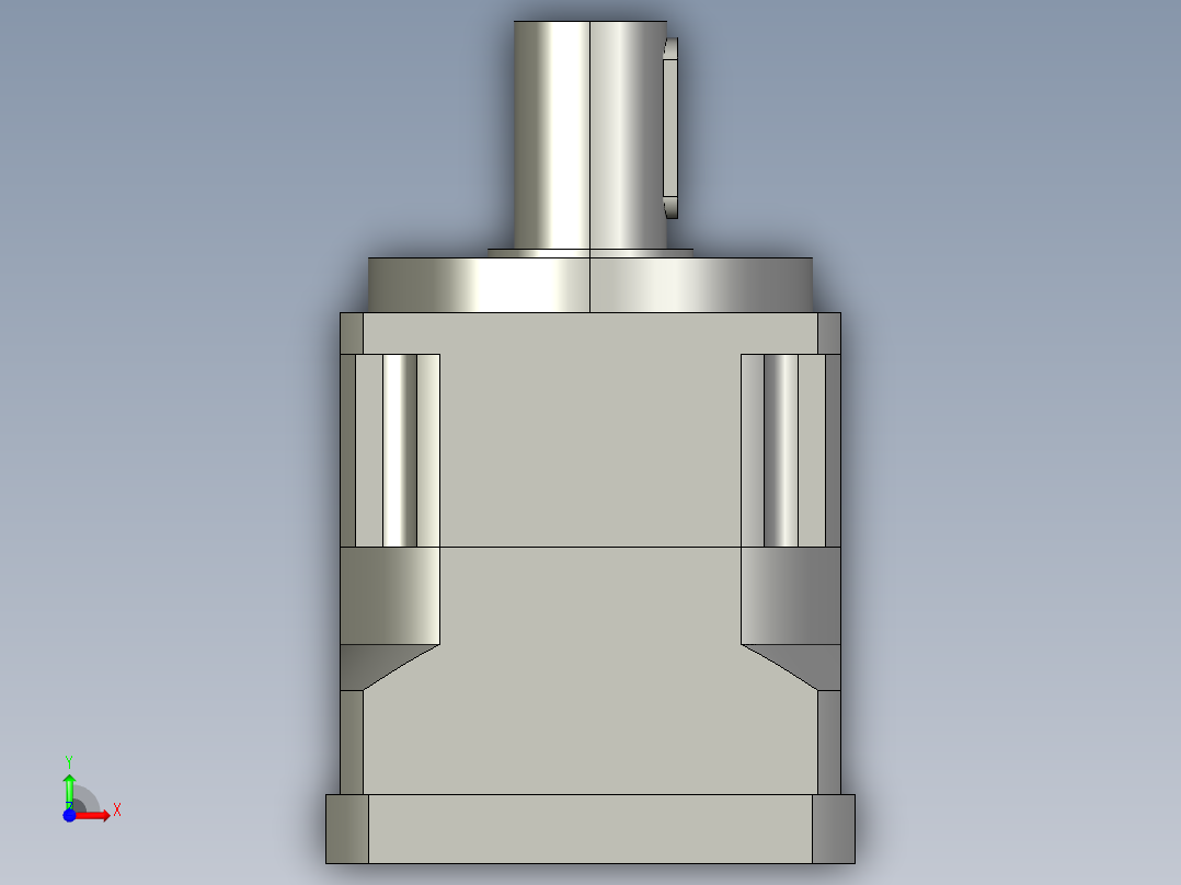 斜齿PGH180-L1 42-180-215-M12 LR92.STEP前视图