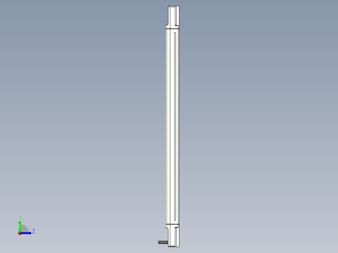 基恩士SL-V24H(S)_T_kc图纸模型左视图