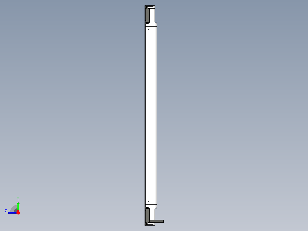基恩士SL-V24H(S)_T_kc图纸模型右视图