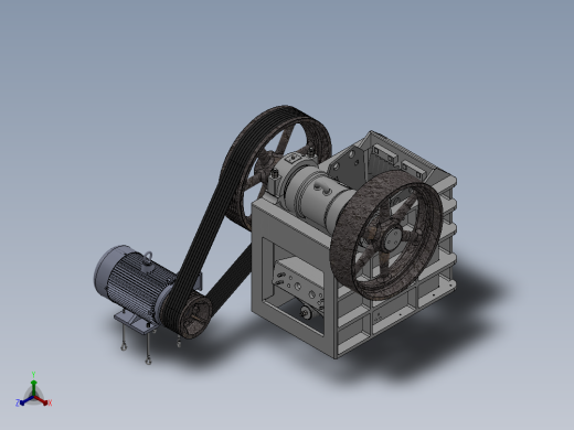 PE600 900颚式破碎机SW三维图46237==50