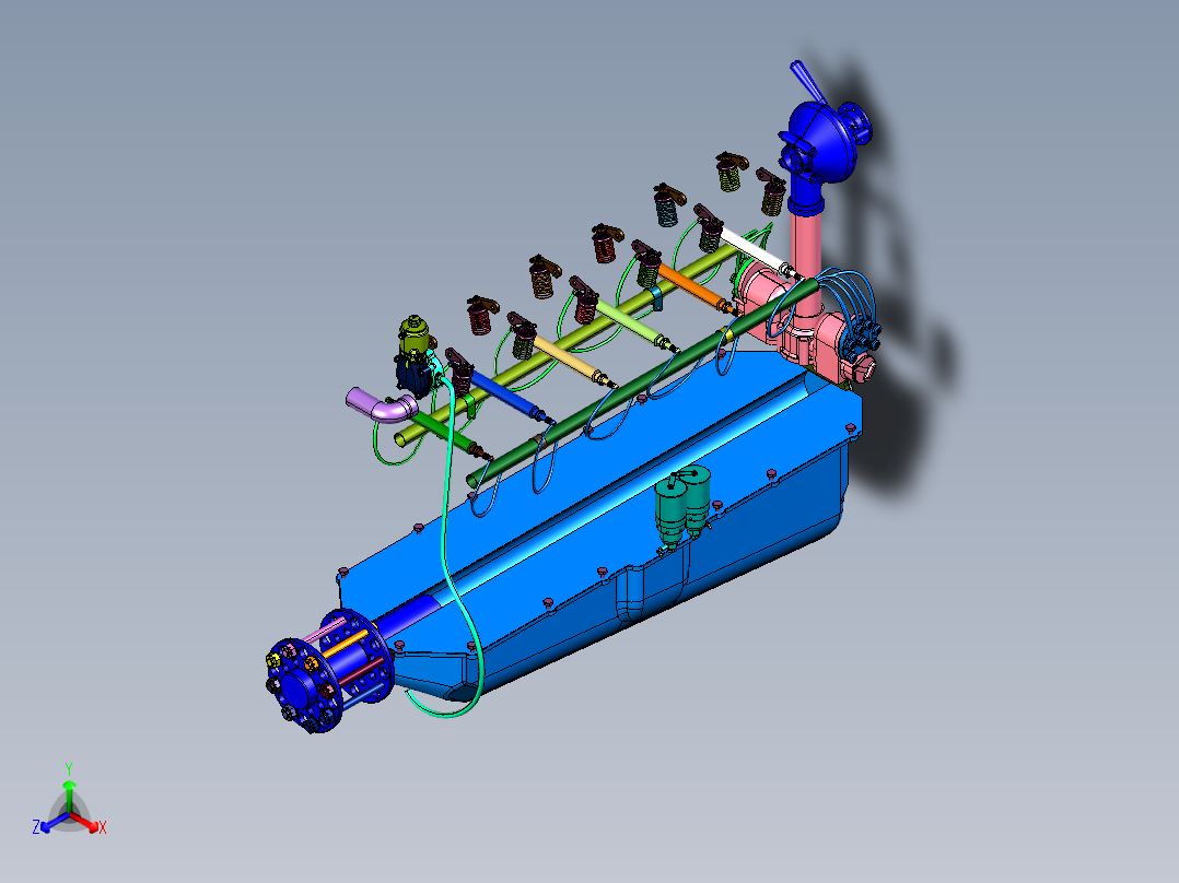 奔驰D2飞机发动机
