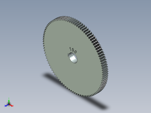 20款齿轮啮合 STP