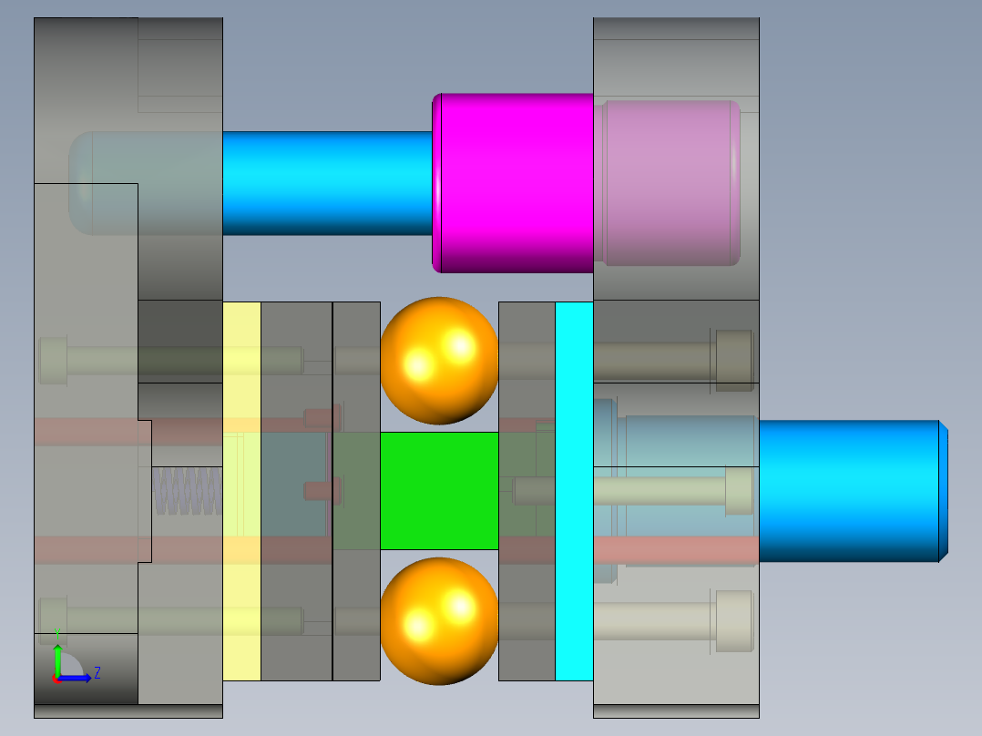 氢燃料电池双极板ok(1)左视图