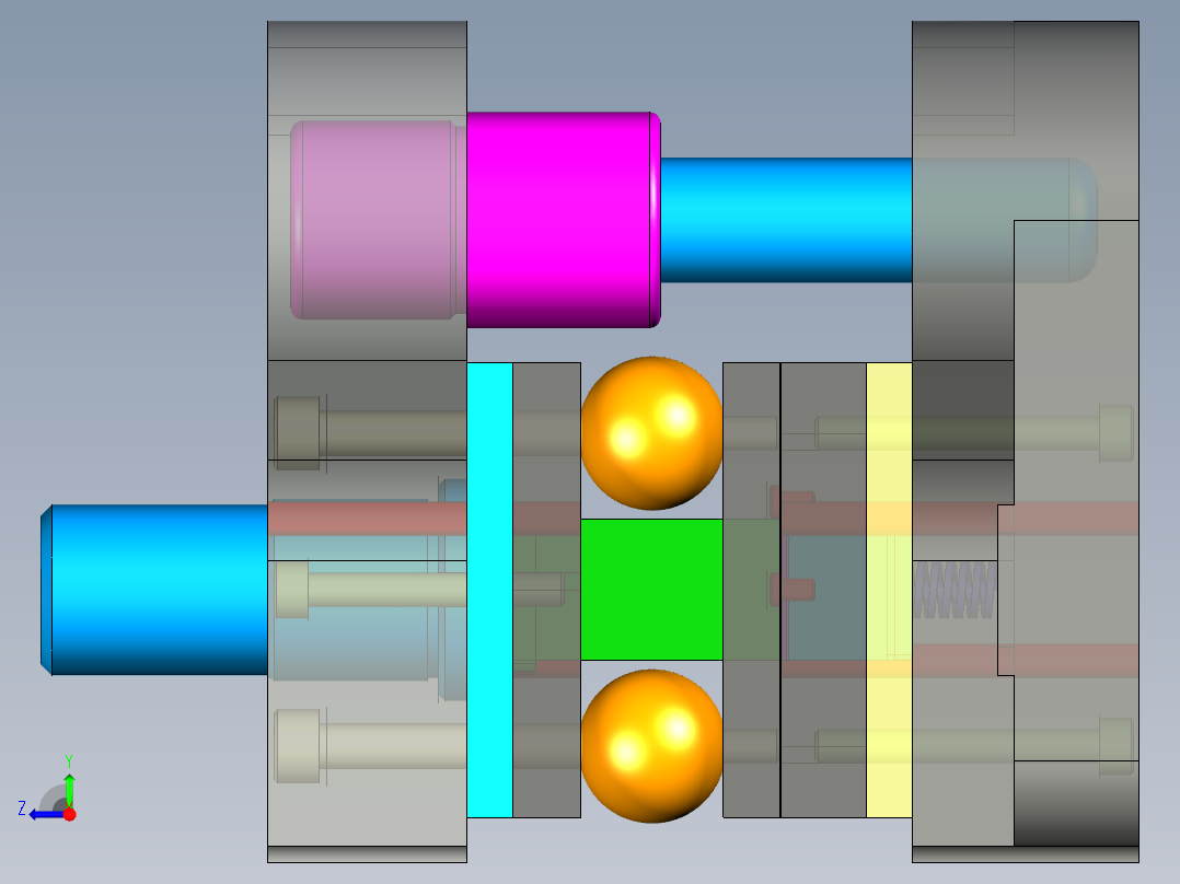 氢燃料电池双极板ok(1)右视图