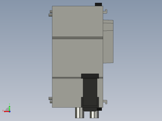 基恩士KV-MC40V_kc图纸模型后视缩略图