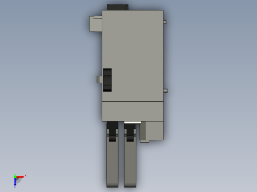 基恩士KV-MC40V_kc图纸模型俯视缩略图