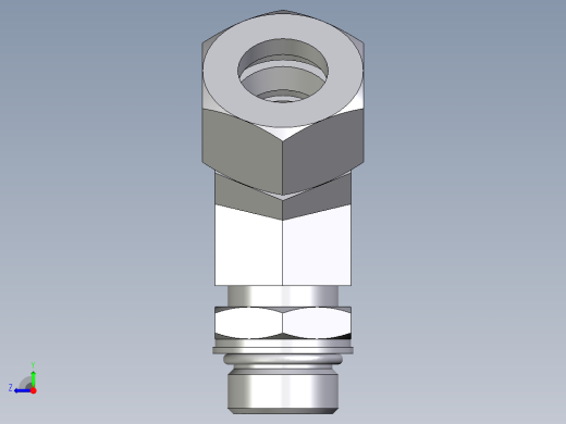 卡套式工业通用硬管接头EO_Adjustable_locknut_45_deg_elbow_VEE18ZLMORCF右视缩略图