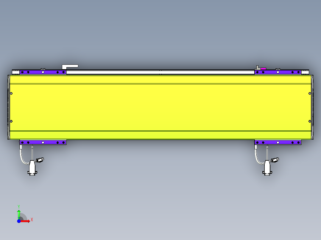 威洛博VL系列直线电机模组-2VL22H2-S600前视图