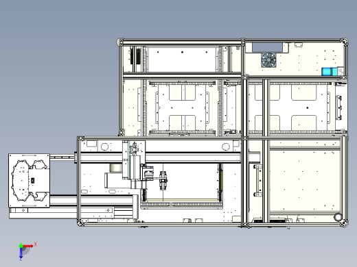 PCB盒卸载机俯视缩略图