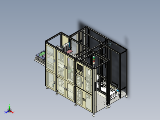 PCB盒卸载机正等轴测缩略图