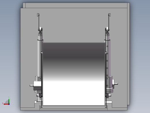 垃圾倾倒装置设计后视缩略图