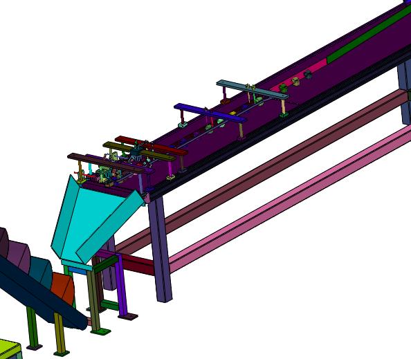 五金配件流水装袋装箱产线