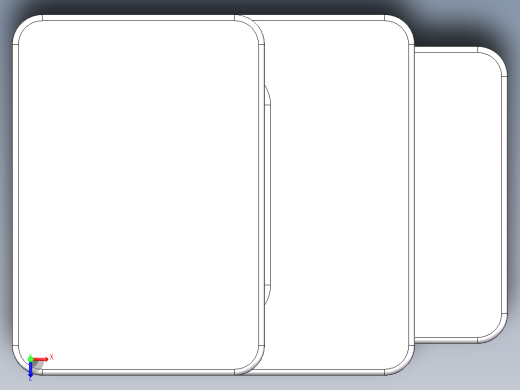 电脑桌设计图纸俯视缩略图