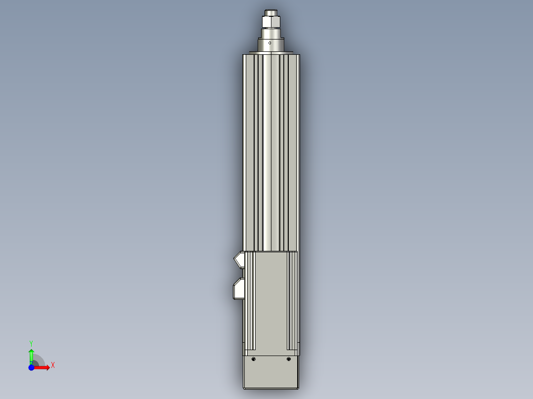 12VZ电动缸-VZ6-S200-BD前视图