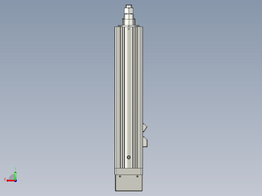 12VZ电动缸-VZ6-S200-BD后视图