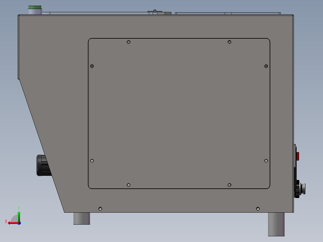 螺丝机一出二供料器后视图