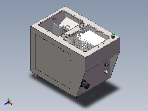 螺丝机一出二供料器正等轴测缩略图
