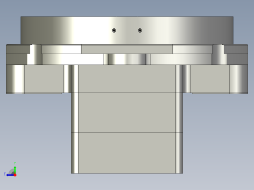 中空旋转平台KFN130-10开键槽(14-35 50-3 4-5.5-70)右视缩略图
