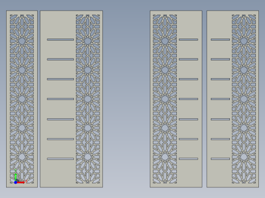 激光切割的门前视缩略图