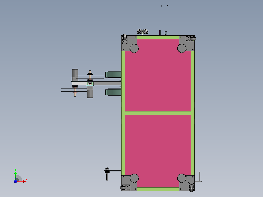 连接器插针包装机sw20前视图