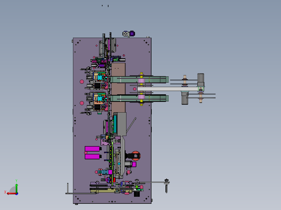 连接器插针包装机sw20后视图